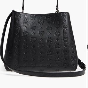 MCM Sarah Leather & Visetos  Tote bag used